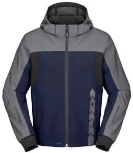 Spidi Hoodie H2Out II Ceket Mavi Gümüş