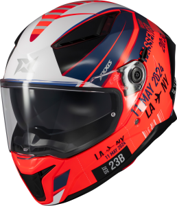 AXXIS PANTHER SV Kask Passenger C5 Blue Red Matt