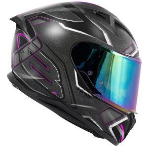 GIVI 50.8 Mystical Kask Mat Siyah-Titanium-Fuşya