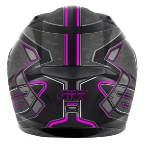 GIVI 50.8 Mystical Kask Mat Siyah-Titanium-Fuşya