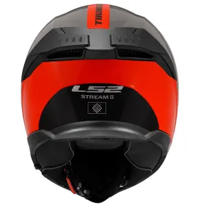 LS2 Stream 2 Kapalı Kask Thunderbiz Gri Turuncu LS2 Stream 2 Thunderbiz Gri Turuncu Kask 2XL