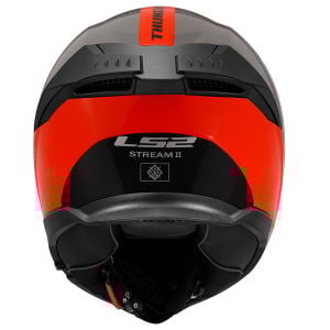 LS2 Stream 2 Kask Thunderbiz Gri Turuncu