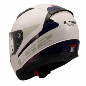 Ls2 Rapid 2 Kask Driveway Beyaz Mavi