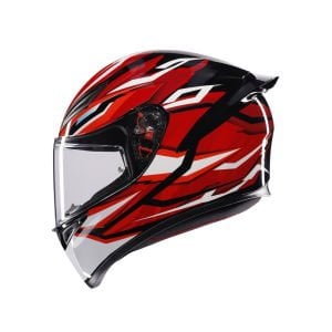 AGV K1 S Kask Lion Black Red White