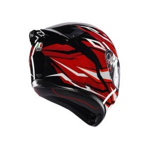 AGV K1 S Kask Lion Black Red White