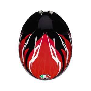 AGV K1 S Kask Lion Black Red White