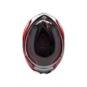 AGV K1 S Kask Lion Black Red White