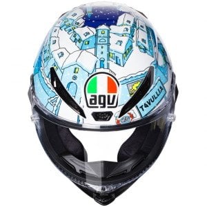 AGV Pista GP R Kask Rossi Winter Test 2017