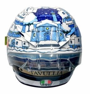 AGV Pista GP R Kask Rossi Winter Test 2017