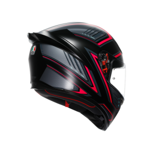 AGV K1 S Kask Sling Mat Siyah-Pembe Configuration