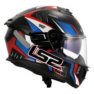 LS2 Stream 2 Kask Tinux Siyah Kırmızı