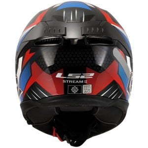 LS2 Stream 2 Kask Tinux Siyah Kırmızı
