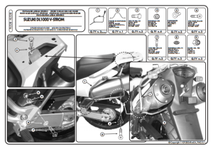 Kappa KL528 Suzuki DL 1000 V-Strom  Yan Çanta Demiri