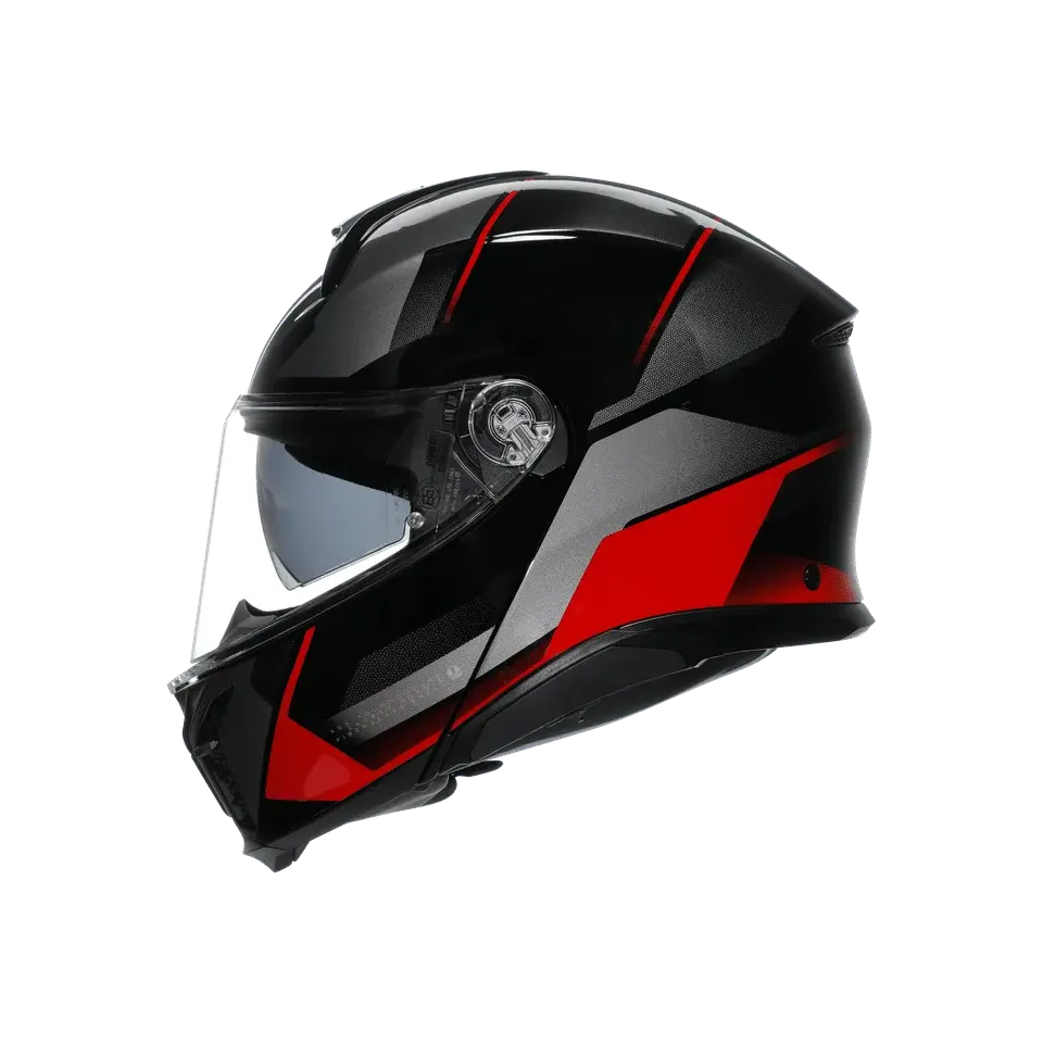 AGV Kask / Tourmodular E2206 Multi MPLK Perception Matt Black Silver