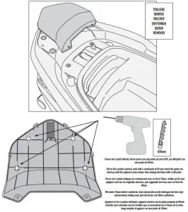 Givi SR1123 Honda Forza 300 Abs (13-14) Arka Çanta Demiri