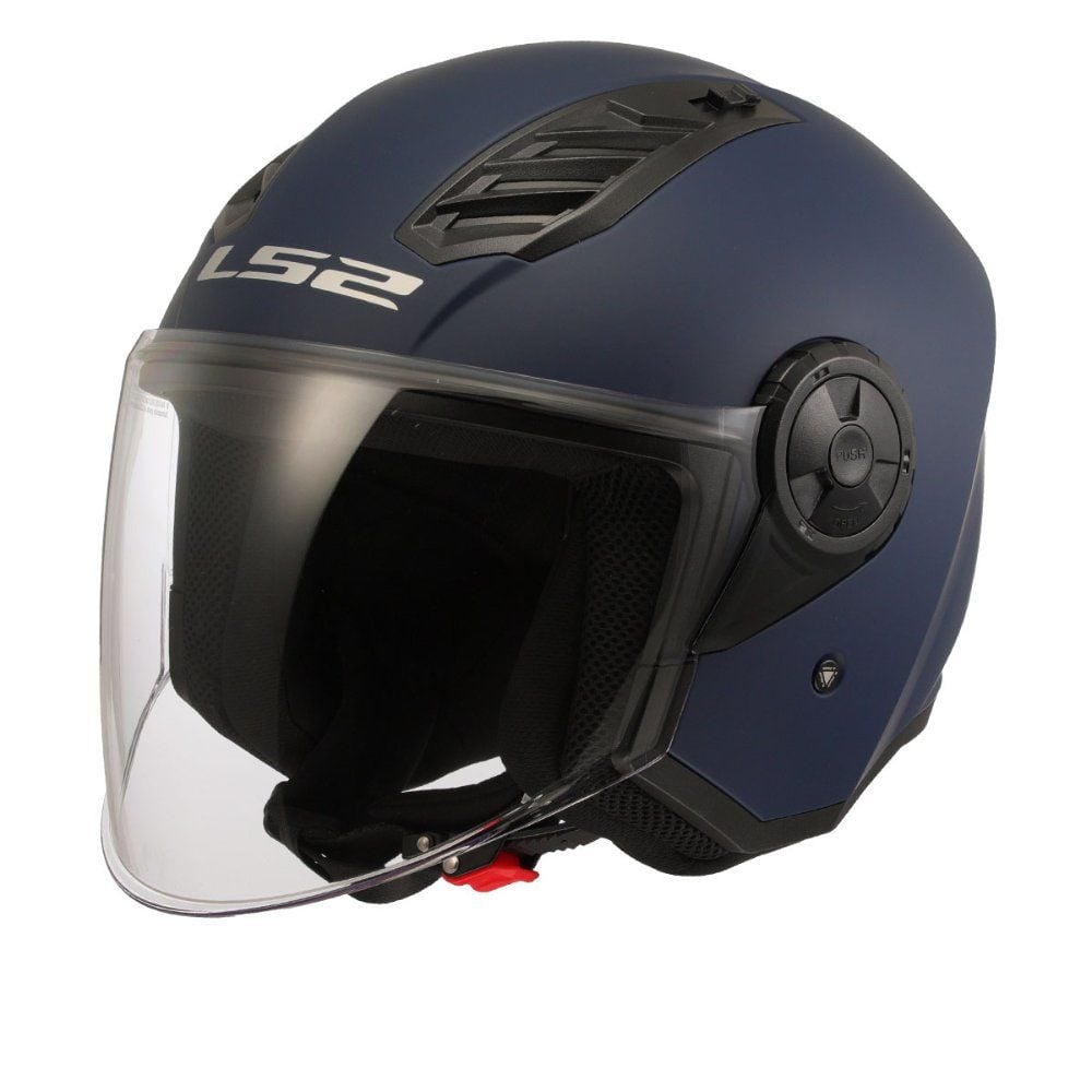 LS2 Airflow 2 Mat Navy Mavi Kask