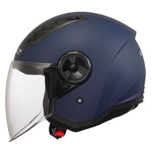 LS2 Airflow 2 Mat Navy Mavi Kask