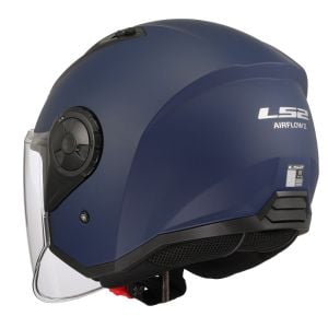 LS2 Airflow 2 Mat Navy Mavi Kask