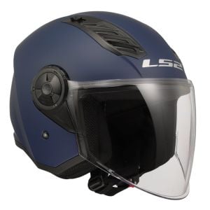 LS2 Airflow 2 Mat Navy Mavi Kask