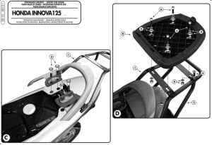 Givi SR151 Honda Innovia 125 (07-14) Arka Çanta Demiri