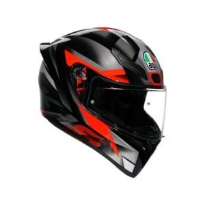Agv K1 S Kask Fastlap Siyah-Gri-Kırmızı Configuration