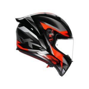 Agv K1 S Kask Fastlap Siyah-Gri-Kırmızı Configuration