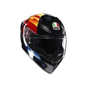 AGV K1 S Kapalı Kask Pulse 46 Siyah Kırmızı Beyaz