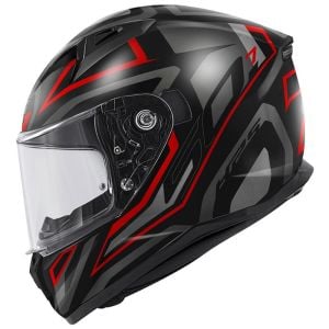 GIVI 50.7 Proton Kask Mat Titanium-Kırmızı