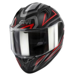 GIVI 50.7 Proton Kask Mat Titanium-Kırmızı