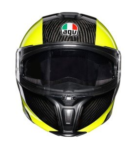 AGV Sport Modular Kask Carbon Yellow