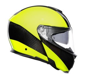 AGV Sport Modular Kask Carbon Yellow