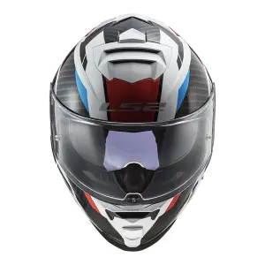 LS2 Storm 2 Kapalı Kask Racer Mavi Kırmızı
