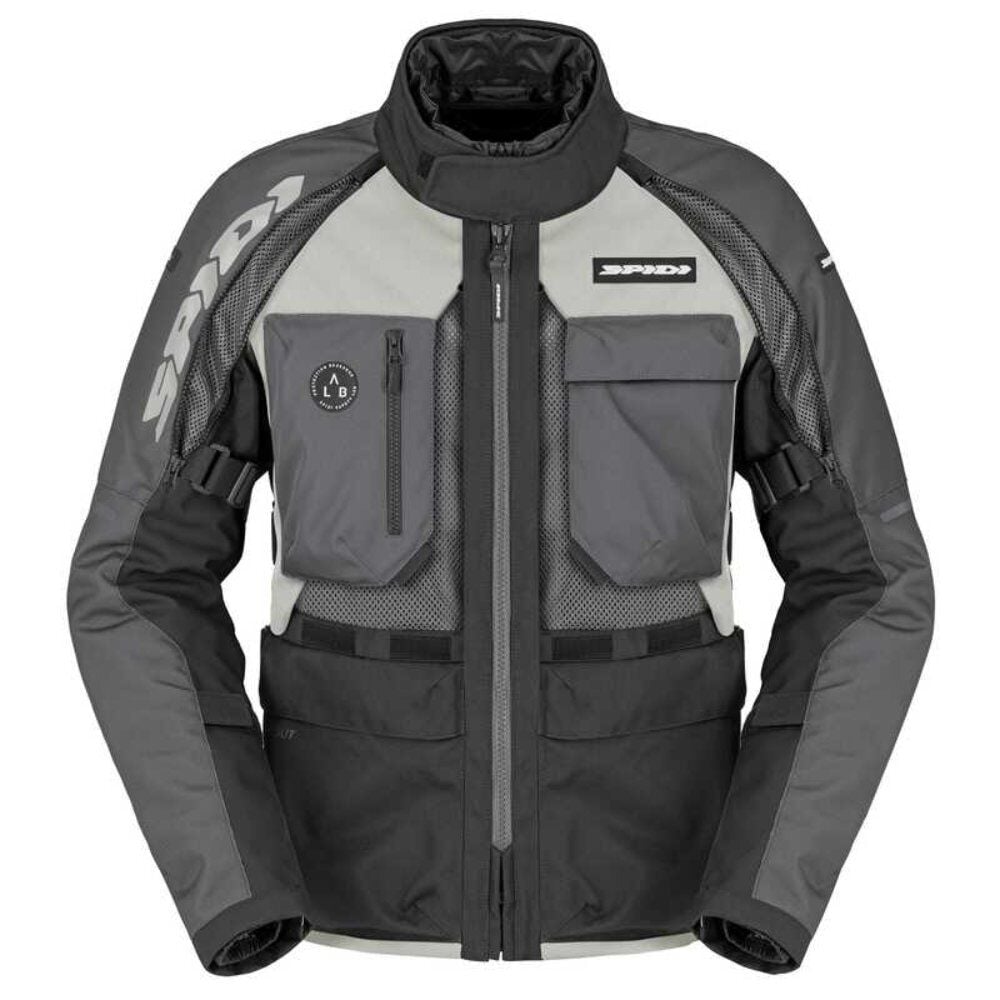 Spidi Crossmaster 2 H2OUT Ceket Siyah Gri