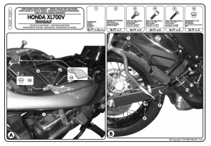 Kappa KL203 Honda XL 700 Transalp Yan Çanta Demiri