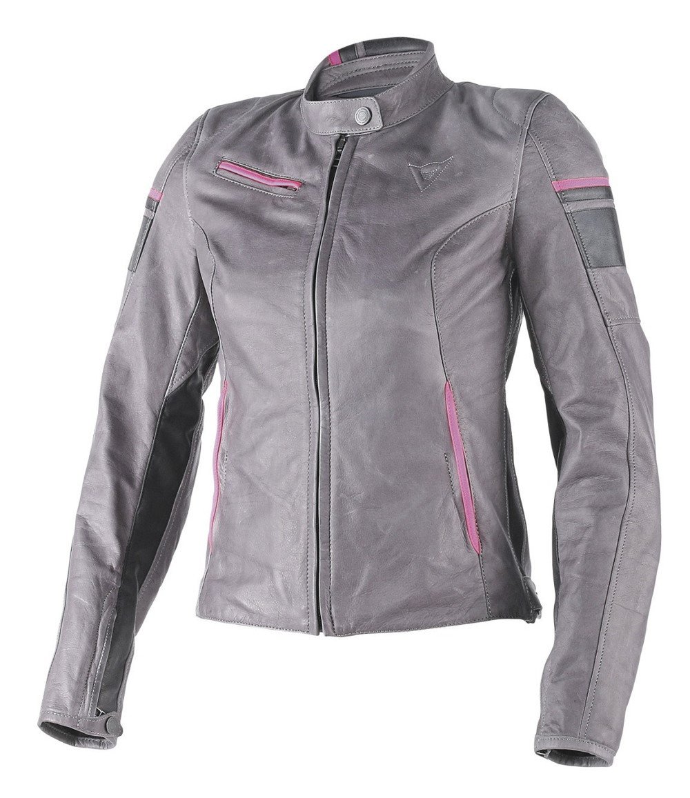 Dainese Michelle Gri Kadın Deri Mont