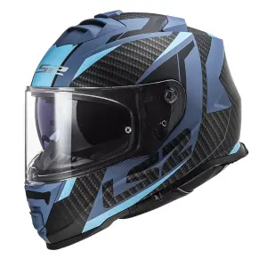 LS2 Storm 2 Kapalı Kask Racer Mat Mavi