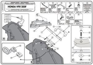 Givi 267FZ Honda Vfr 1200 F (10-14) Arka Çanta Demiri