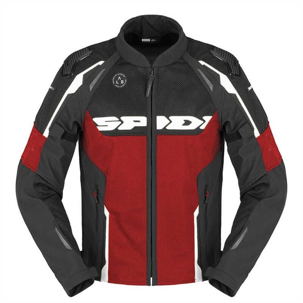 Spidi Race Warrior 2 Net Yazlık Ceket Siyah Kırmızı