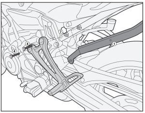Givi 2118FZ Yamaha Mt-07 (14) Arka Çanta Demiri