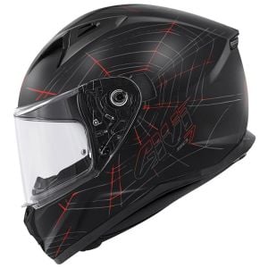 GIVI 50.7 Phobia Kask Mat Siyah-Kırmızı