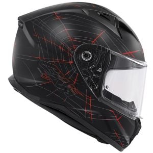 GIVI 50.7 Phobia Kask Mat Siyah-Kırmızı