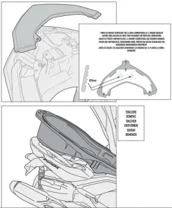 Givi SR2117 Yamaha X-Max 125-250 Arka Çanta Demiri