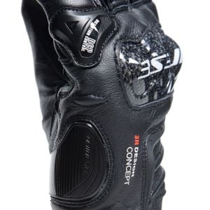 Dainese Carbon 4 Uzun Deri Eldiven Siyah