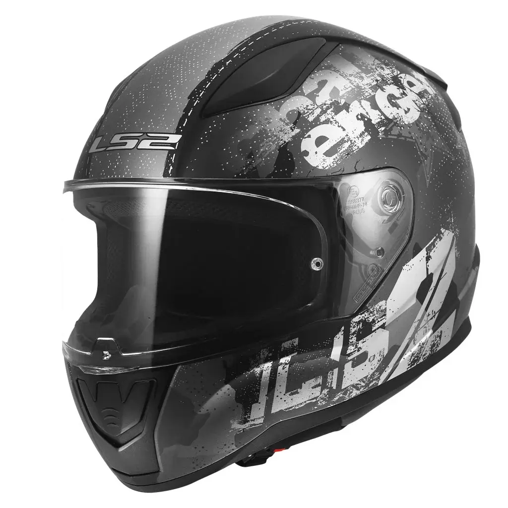 LS2 RAPID 2 Kapalı Kask POWER Mat Siyah Gri