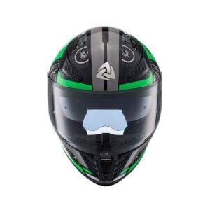Nukrohelmet YM-853 Güneş Vizörlü Kapalı Kask Combat Yeşil Siyah