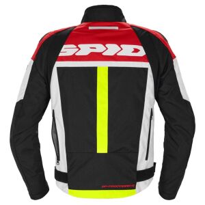 Spidi Progressive Tex Ceket Beyaz Kırmızı Spidi Progressive Tex Ceket Beyaz Kırmızı L