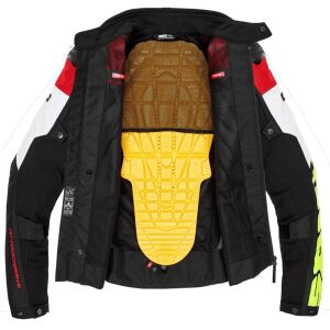 Spidi Progressive Tex Ceket Beyaz Kırmızı Spidi Progressive Tex Ceket Beyaz Kırmızı L