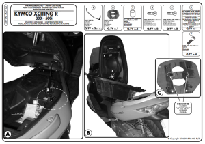 Kappa KR910 Kymco XCiting 300i-500i R Arka Çanta Demiri