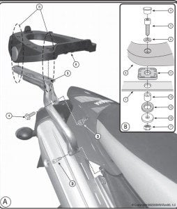 Givi SR365M Yamaha Xt 660 R - Xt 660 X Arka Çanta Demiri