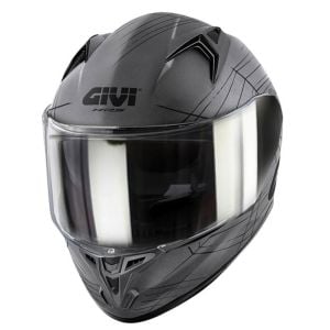 GIVI 50.7 Phobia Kask Mat Titanium-Siyah